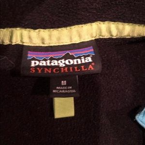 Women’s synchilla Patagonia quarter button down